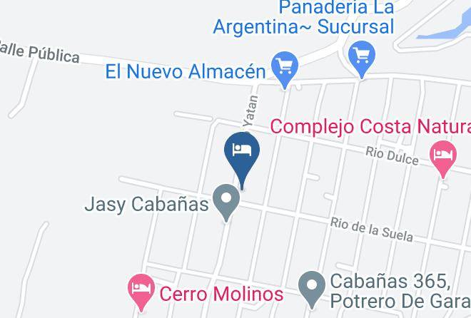 Santa Maria Department - Las Cascadas Maps