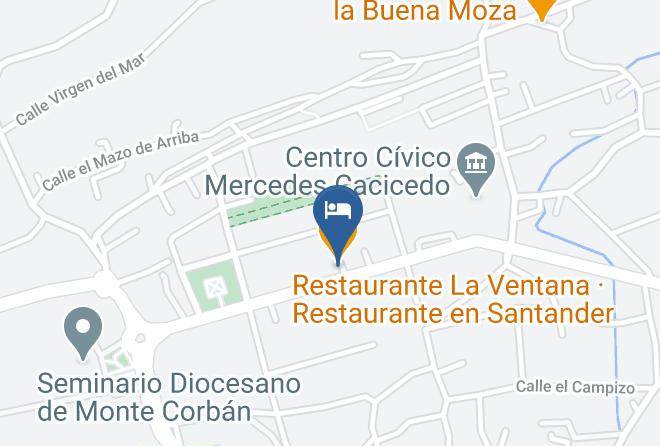 Santander - Las Casitas De Santander Maps