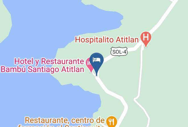 Santiago Atitlan - Las Casitas Hotel Atitlan Maps