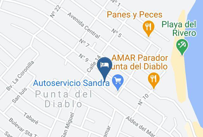 Rocha - Las Chasconas Cabanas Boutique Maps