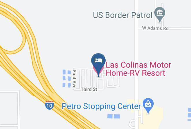 Pinal - Las Colinas Motor Home Rv Resort Maps