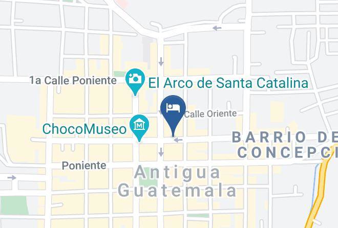 Antigua Guatemala - Las Cruces Boutique Hotel Maps