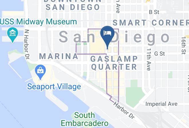 San Diego - Las Flores Hotel Maps
