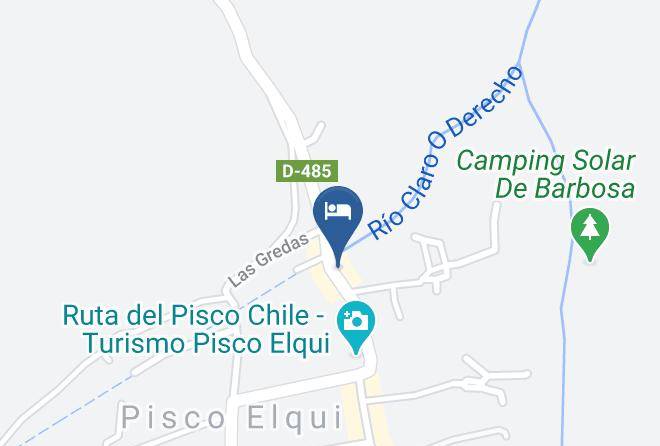 Elqui Province - Las Gredas Cabanas Familiares Maps