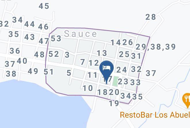 Sauce - Las Hamacas Hotel Sauce Maps