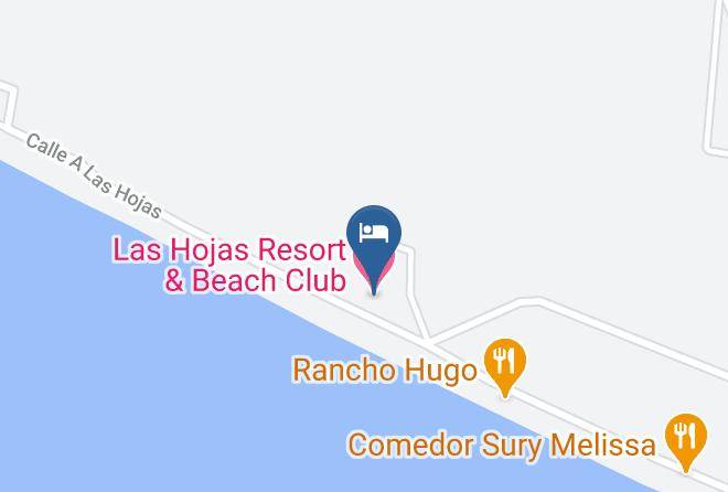 Las Hojas Resort & Beach Club Map