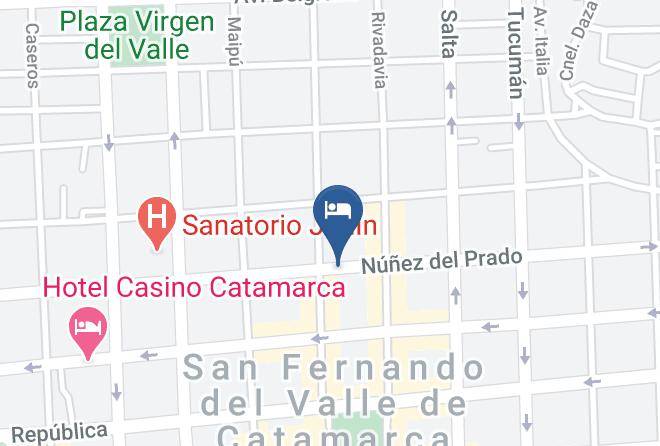 Catamarca City - Las Jarillas Alojamiento Turistico Maps