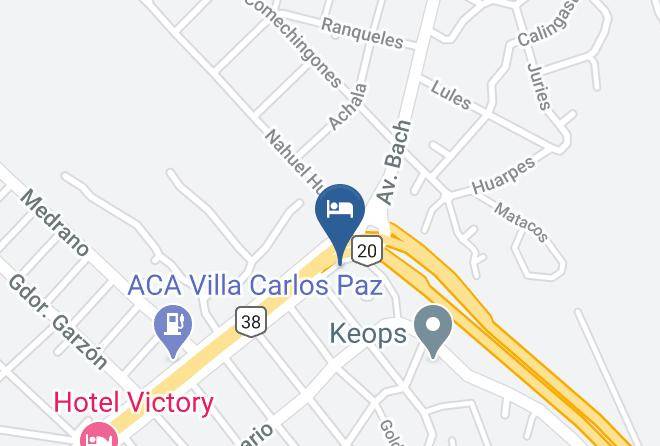 Santa Maria Department - Las Lajas Hotel Maps