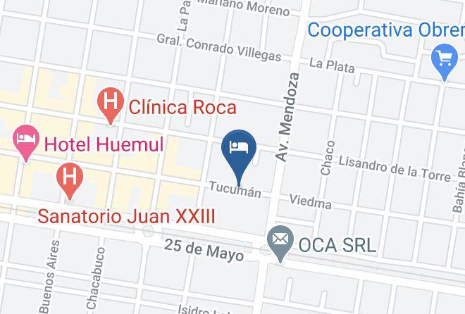 General Roca - Las Lavandas Hosteria Maps