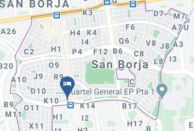 San Borja - Las Lomas Hotel Maps