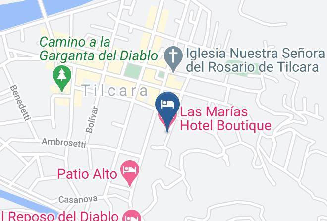 Tilcara - Las Marias Hotel Boutique Maps