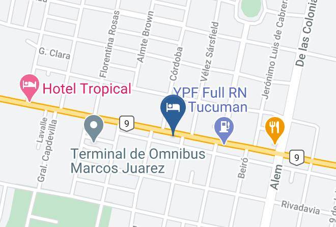 Marcos Juarez Department - Las Marias Hotel Maps