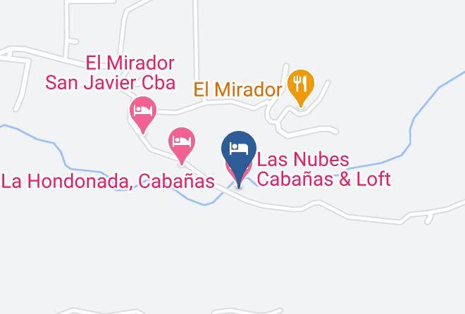 San Javier Department - Las Nubes Cabanas & Loft Maps