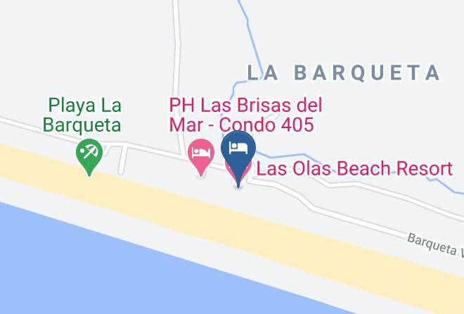 Alanje - Las Olas Beach Resort Maps