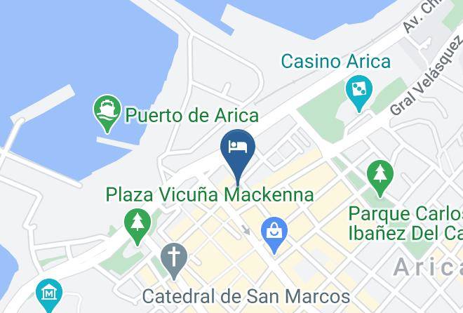 Arica Province - Las Palmas Hotel Maps