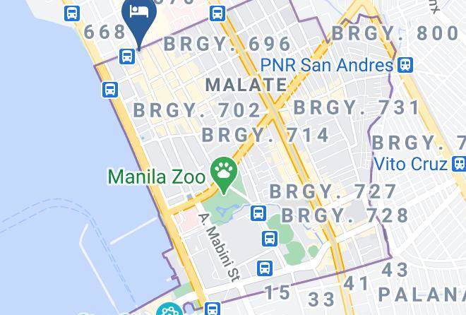Metro Manila - Las Palmas Hotel De Manila Maps