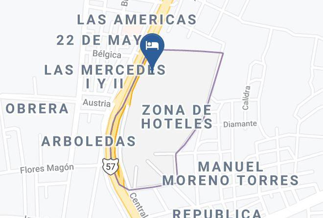 Matehuala - Las Palmas Midway Inn Maps