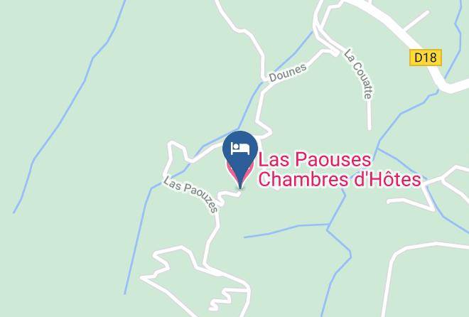 Ariege - Las Paouses Chambres D'hotes Maps
