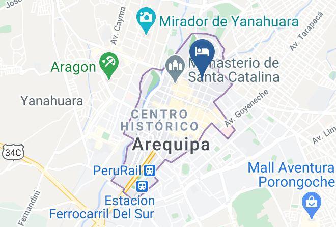 Arequipa - Sol De Arequipa Hospedaje Turistico Maps