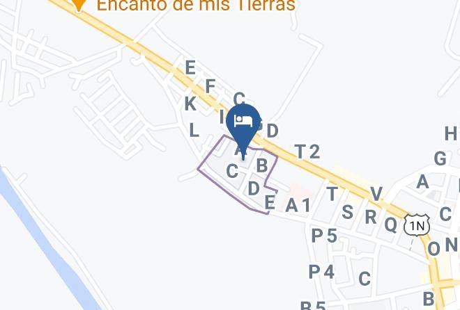 Las Poncianas Club Hotel Map