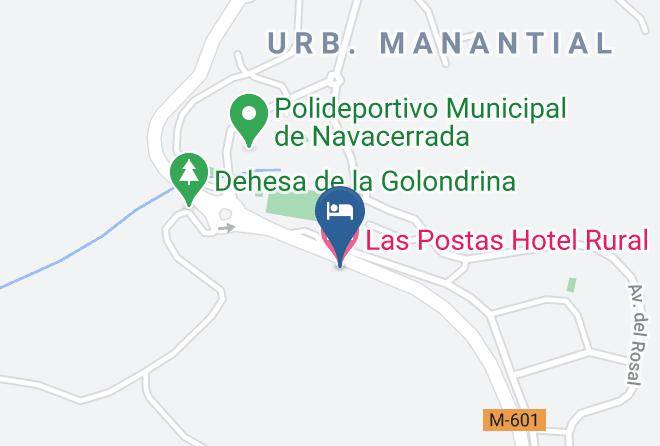 Madrid - Las Postas Hotel Rural Maps