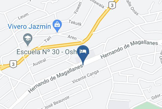 Ushuaia - Las Retamas B&b Maps