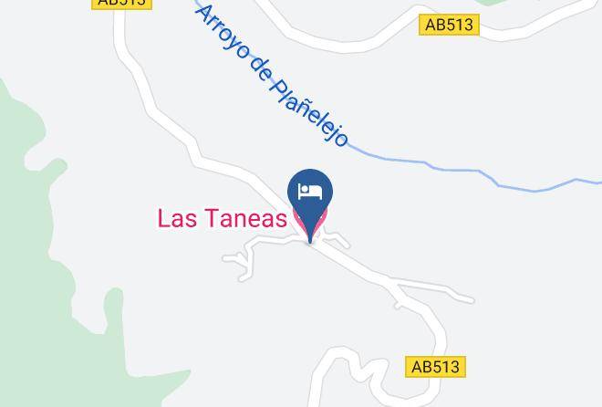 Las Taneas Map