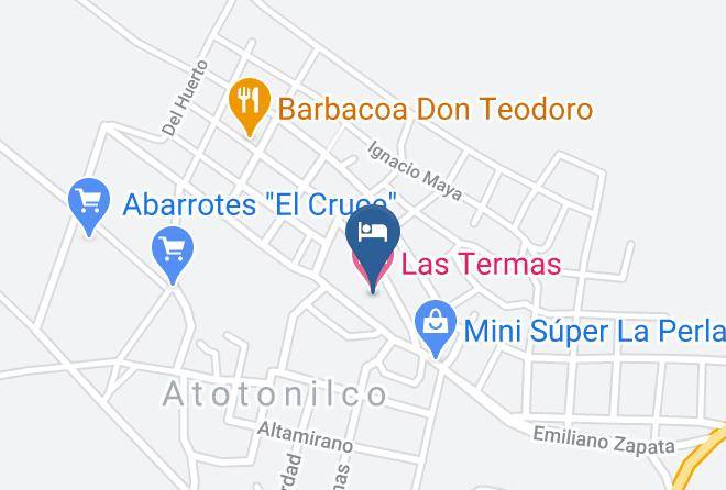 Tepalcingo - Las Termas Maps
