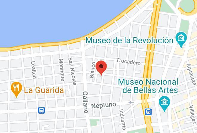 Centro Habana - Las Terrazas De Aguila Maps