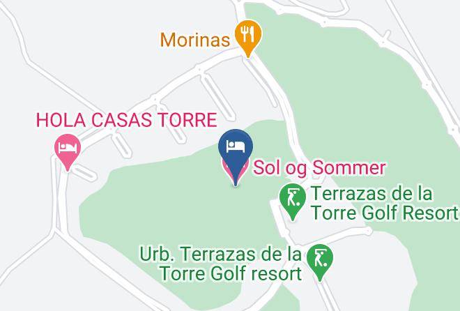 Las Terrazas De La Torre Golf Resort Map