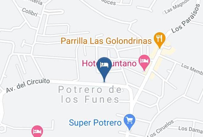 La Capital San Luis - Las Terrazas Posada & Spa Maps