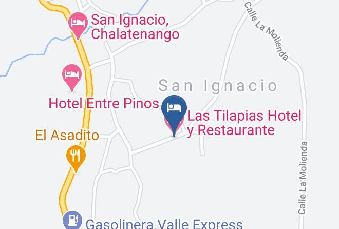San Ignacio - Las Tilapias Hotel Y Restaurante Maps