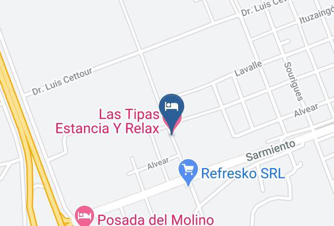 Colon - Las Tipas Estancia Y Relax Maps