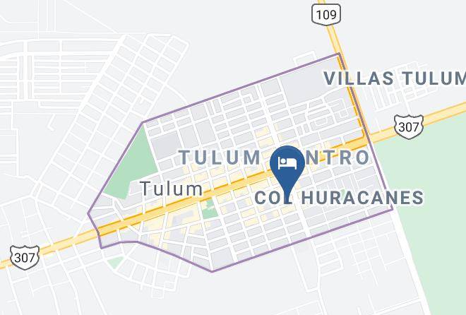 Tulum - Las Tres Palmas Hotel Maps