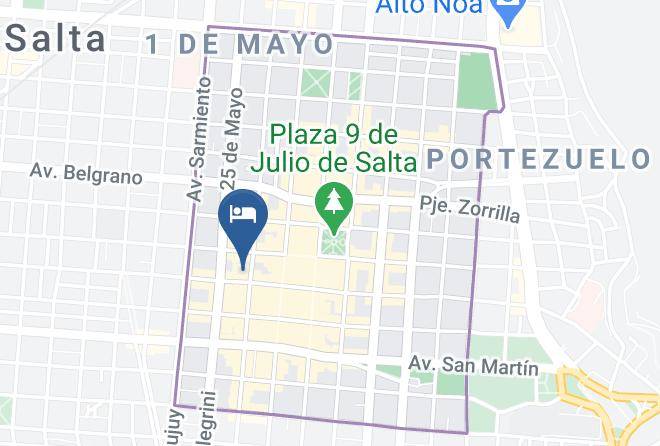 Salta - Las Vegas Hotel Maps