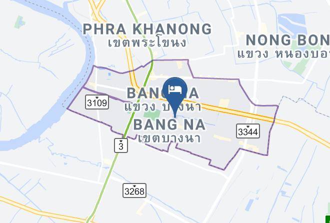Bang Na District - Lasalle Suites And Spa Maps