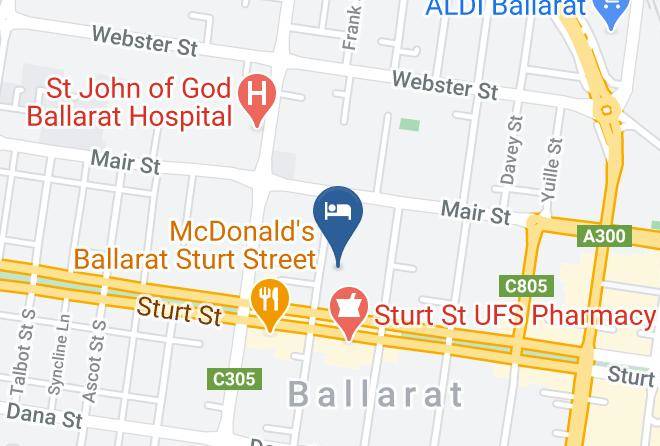 Ballarat - Lascelles Terrace Boutique Accommodation Maps
