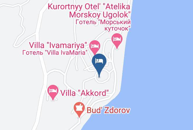Alushta - Laskoviy Bereg Maps