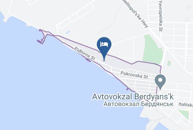 Berdyans K - Lastivka Bilya Morya Maps