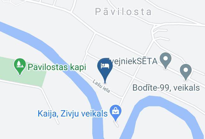 Pavilosta - Lasu Maja Maps