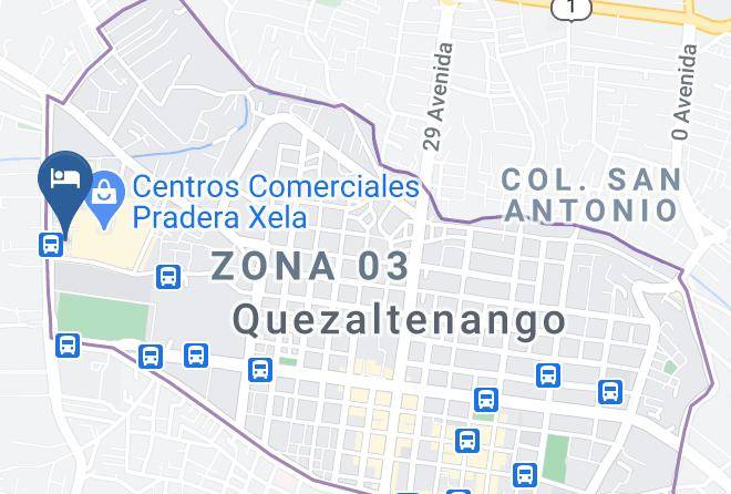Quetzaltenango - Latam Hotel Plaza Pradera Quetzaltenango Maps