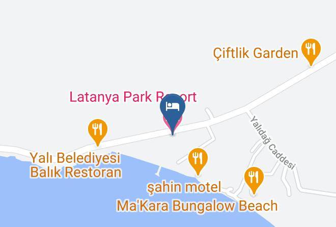 Mugla - Latanya Park Resort Hotel Maps