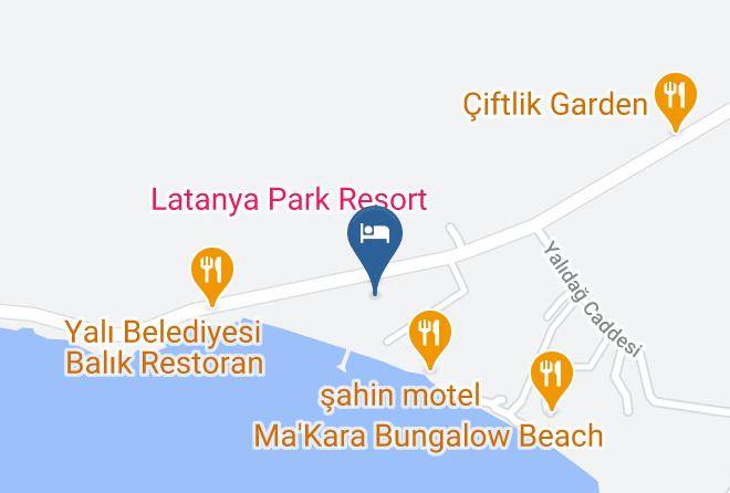 Mugla - Latanya Restoran Maps