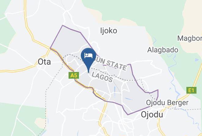 Ifakoijaye - Latest D Hotel And Suites Maps
