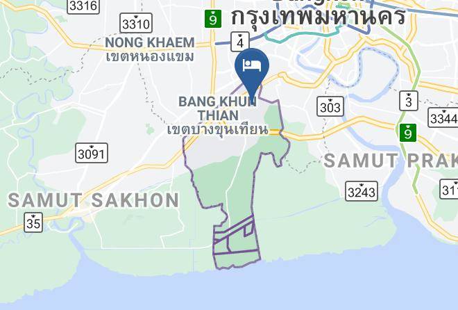 Bang Khun Thian District - Latin Garden Maps