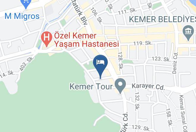 Kemer - Latino Hotel Maps