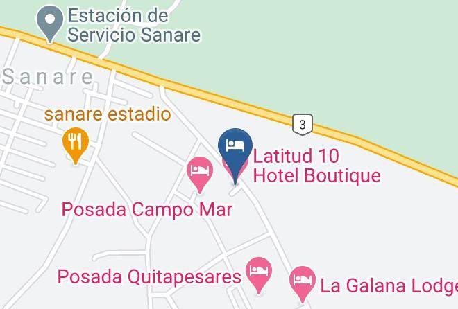 Silva - Latitud 10 Hotel Boutique Maps