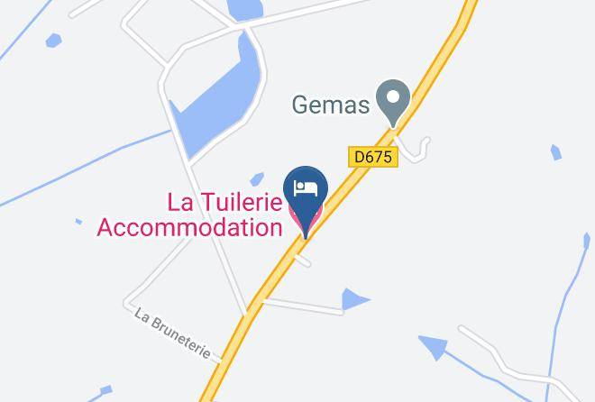 Haute Vienne - La Tuilerie Accommodation Maps