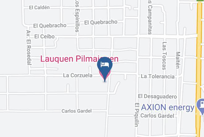 Santa Rosa Dellara - Lauquen Pilmaiquen Maps