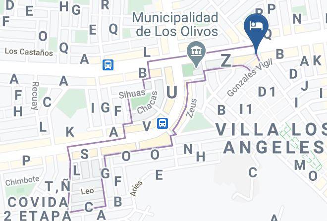 Los Olivos - Laurent's Hotel Maps